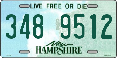 NH license plate 3489512