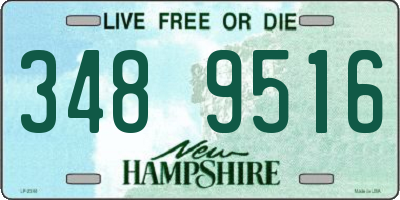 NH license plate 3489516