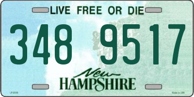 NH license plate 3489517