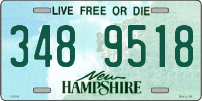 NH license plate 3489518
