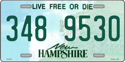 NH license plate 3489530