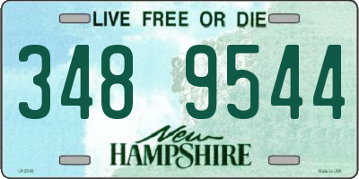 NH license plate 3489544