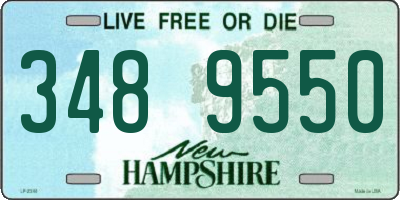 NH license plate 3489550