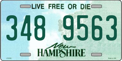 NH license plate 3489563