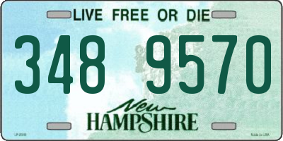 NH license plate 3489570