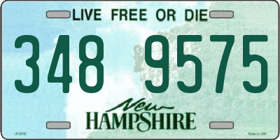 NH license plate 3489575