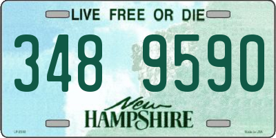 NH license plate 3489590