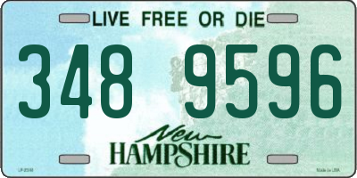 NH license plate 3489596