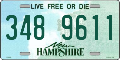 NH license plate 3489611