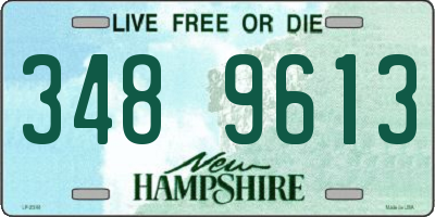 NH license plate 3489613