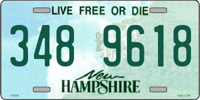 NH license plate 3489618