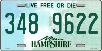 NH license plate 3489622