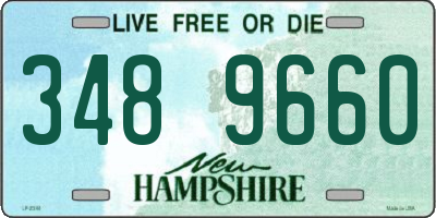 NH license plate 3489660