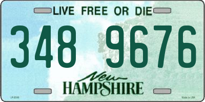 NH license plate 3489676