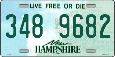 NH license plate 3489682