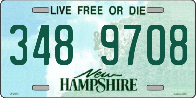 NH license plate 3489708