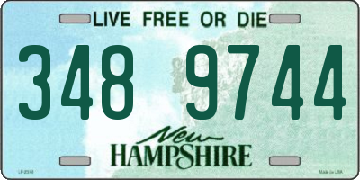 NH license plate 3489744