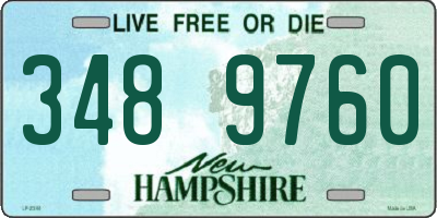 NH license plate 3489760