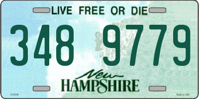 NH license plate 3489779