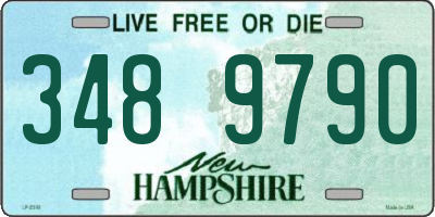 NH license plate 3489790