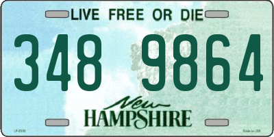 NH license plate 3489864