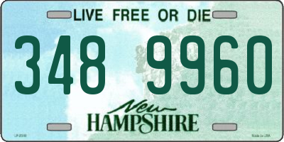NH license plate 3489960