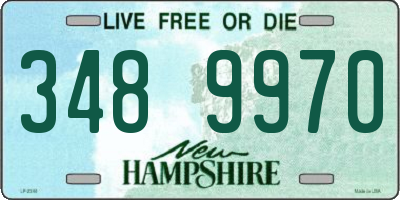NH license plate 3489970
