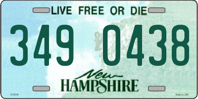 NH license plate 3490438