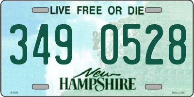 NH license plate 3490528