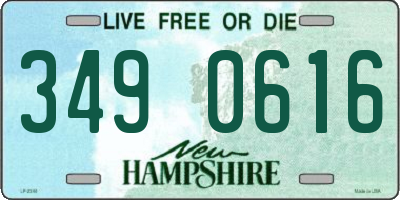 NH license plate 3490616