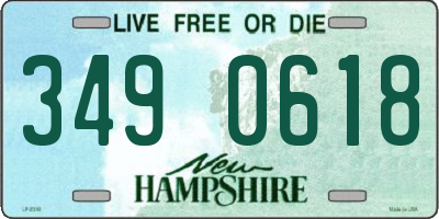 NH license plate 3490618