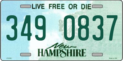 NH license plate 3490837