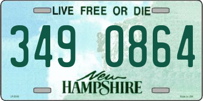 NH license plate 3490864