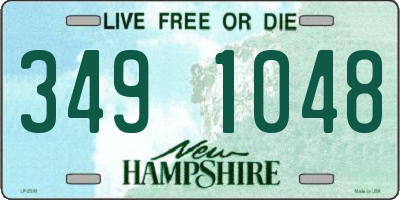 NH license plate 3491048