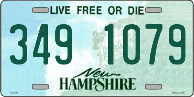 NH license plate 3491079