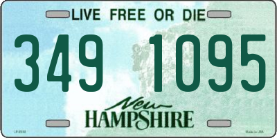 NH license plate 3491095