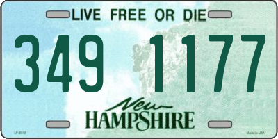 NH license plate 3491177