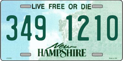 NH license plate 3491210