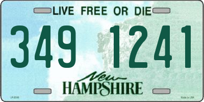 NH license plate 3491241