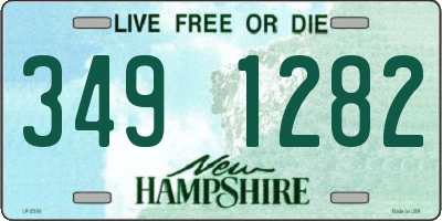 NH license plate 3491282