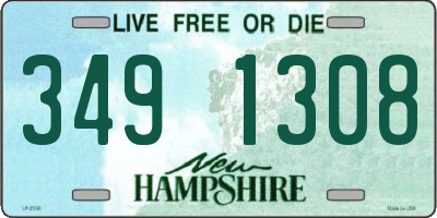 NH license plate 3491308