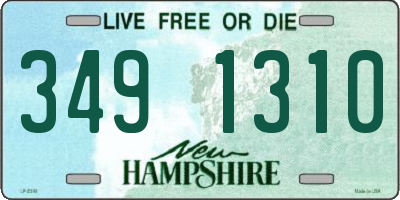 NH license plate 3491310