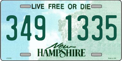 NH license plate 3491335
