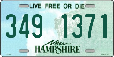 NH license plate 3491371