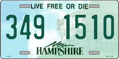 NH license plate 3491510