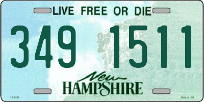 NH license plate 3491511