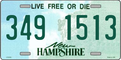 NH license plate 3491513