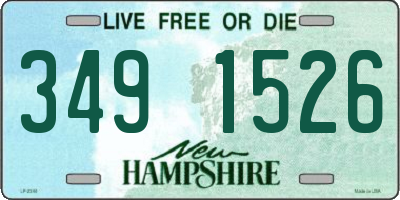 NH license plate 3491526