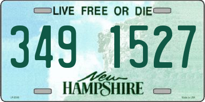 NH license plate 3491527