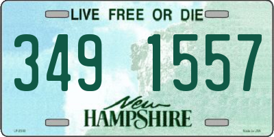 NH license plate 3491557